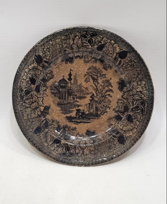 OSMANLI DÖNEMİ İSTANBUL BOĞAZI GÖRSELLİ BOSPHORUS MARKA PORSELEN TABAK