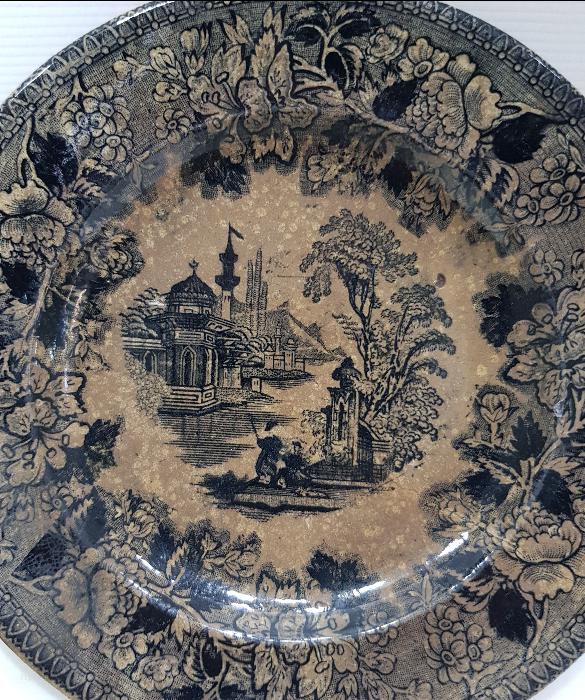 OSMANLI DÖNEMİ İSTANBUL BOĞAZI GÖRSELLİ BOSPHORUS MARKA PORSELEN TABAK