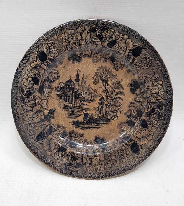 OSMANLI DÖNEMİ İSTANBUL BOĞAZI GÖRSELLİ BOSPHORUS MARKA PORSELEN TABAK