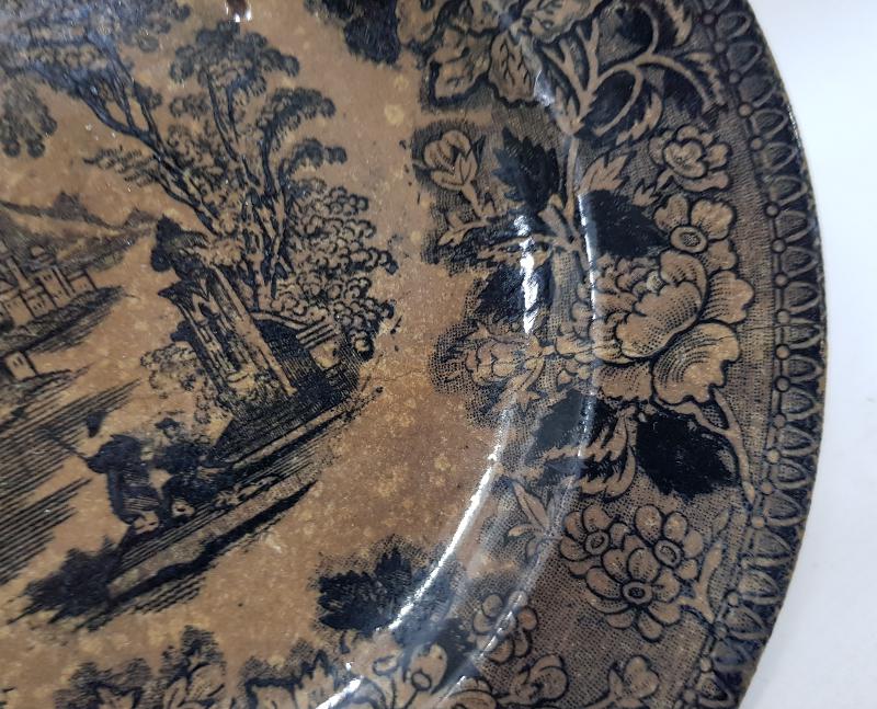 OSMANLI DÖNEMİ İSTANBUL BOĞAZI GÖRSELLİ BOSPHORUS MARKA PORSELEN TABAK