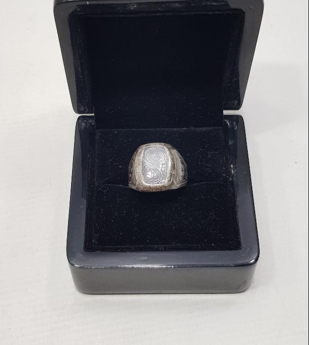 OSMANLI DÖNEMİ RUS YAPIMI SAVATLI GÜMÜŞ YÜZÜK 