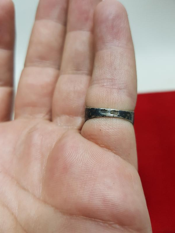 OSMANLI DÖNEMİ RUS YAPIMI SAVATLI GÜMÜŞ YÜZÜK 