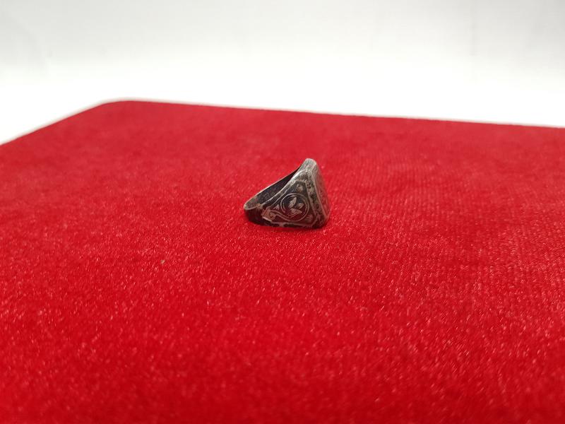 OSMANLI DÖNEMİ RUS YAPIMI SAVATLI GÜMÜŞ YÜZÜK 