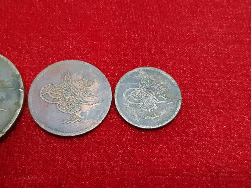 SULTAN ABDÜLMECİD HAN DÖNEMİ BAKIR 40-10-5 PARA LOTU