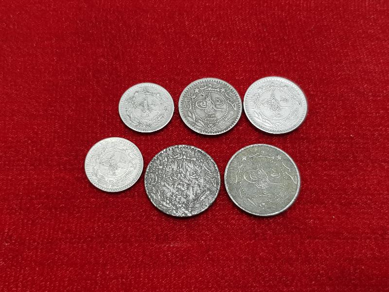 SULTAN MEHMET REŞAD DÖNEMİ MADENİ PARA LOTU