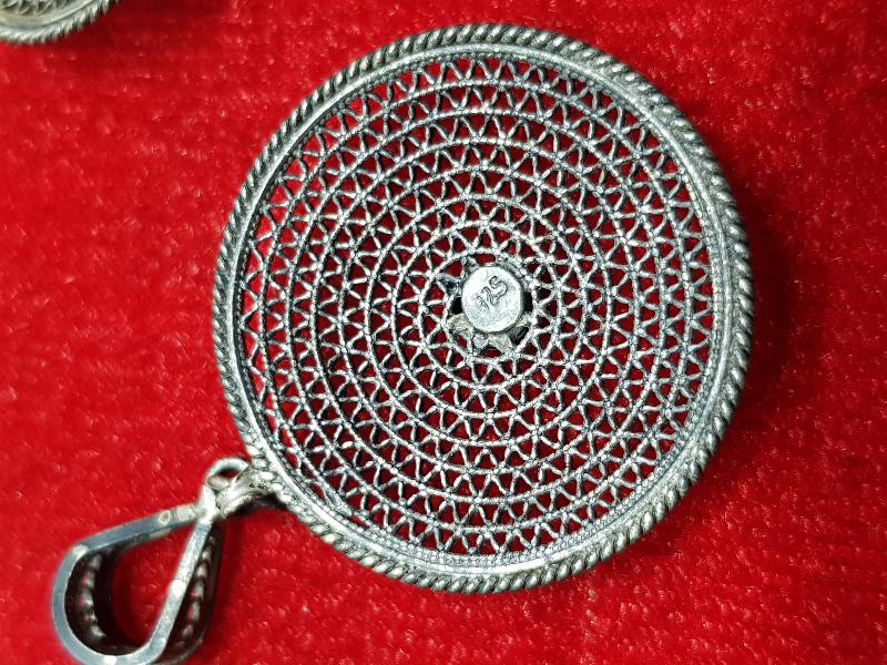 TELKARİ İŞÇİLİKLİ GÜMÜŞ TAKI SETİ 