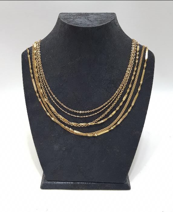 ANTİKA ALTIN KAPLAMA KOLYE 