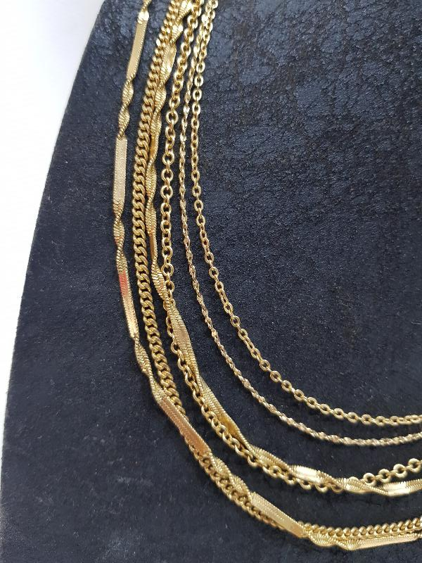 ANTİKA ALTIN KAPLAMA KOLYE 