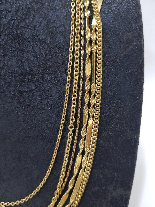 ANTİKA ALTIN KAPLAMA KOLYE 