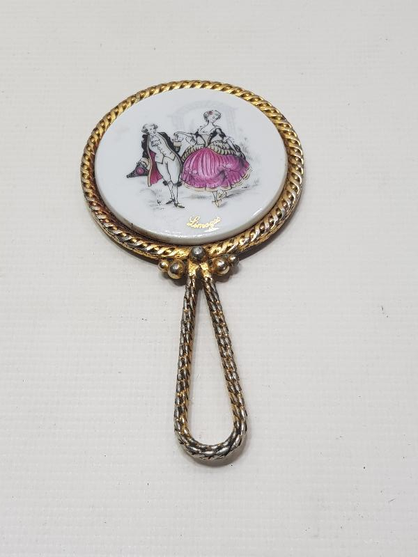 ANTİKA LIMOGES EL AYNASI 