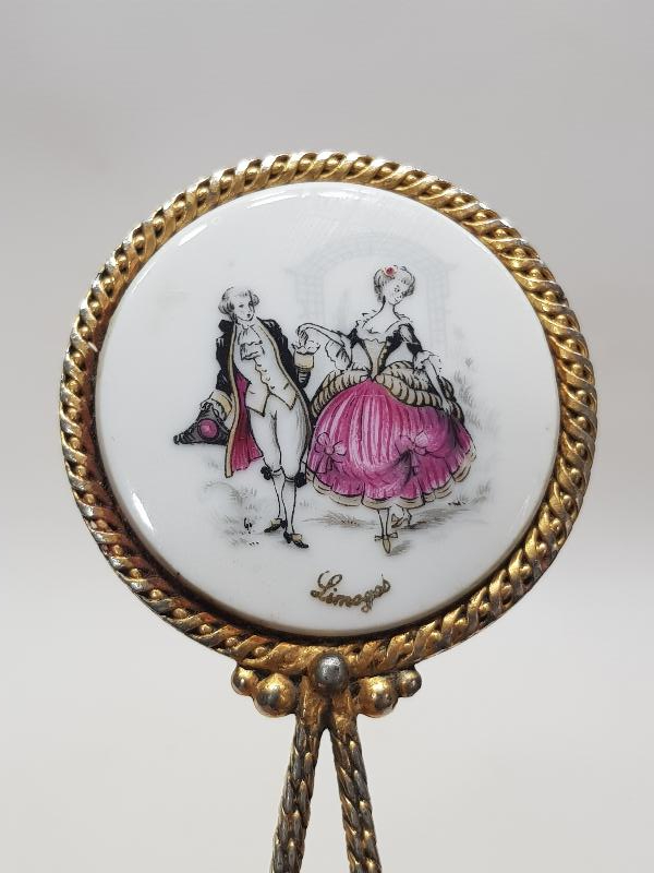 ANTİKA LIMOGES EL AYNASI 