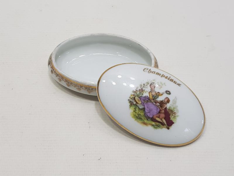 ANTİKA LIMOGES PORSELEN MÜCEVHER KUTUSU