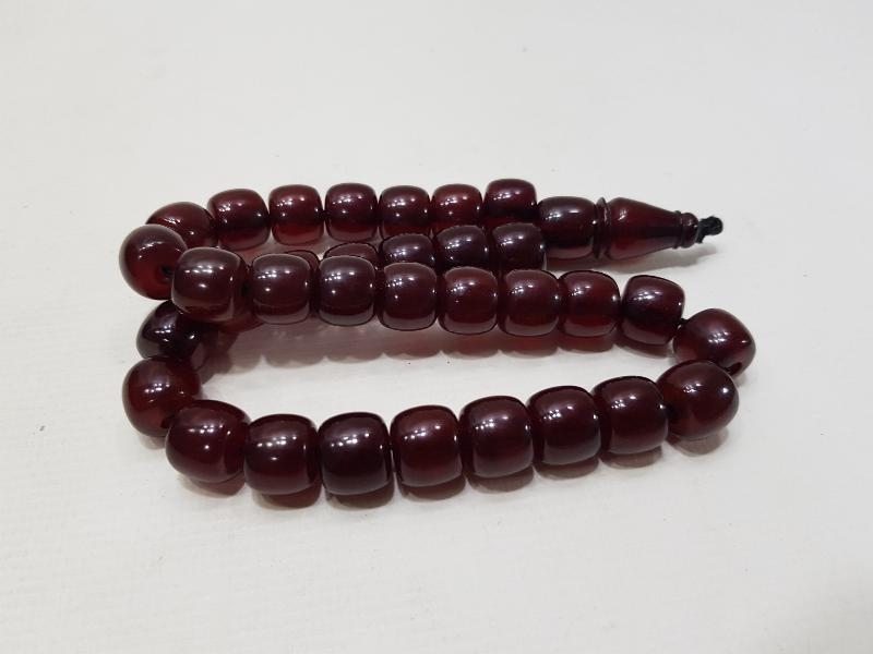 ANTİKA VİŞNE RENGİ KATALİN TESPİH 