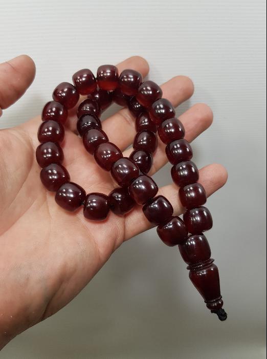 ANTİKA VİŞNE RENGİ KATALİN TESPİH 