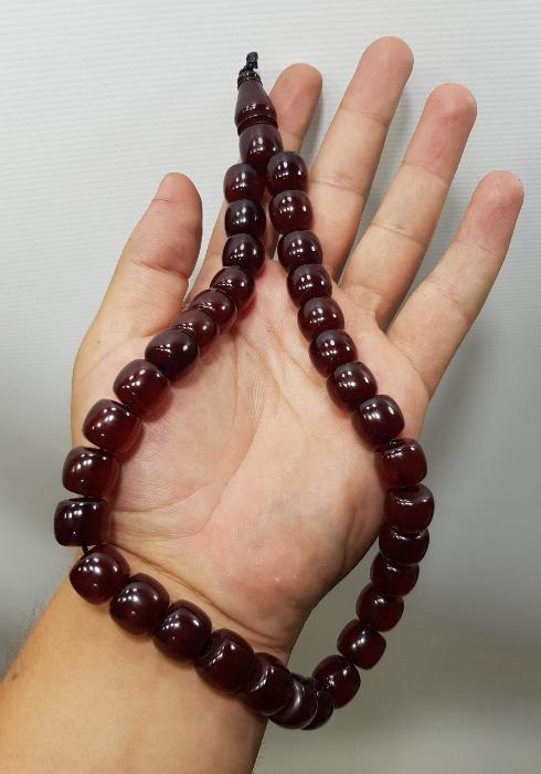 ANTİKA VİŞNE RENGİ KATALİN TESPİH 