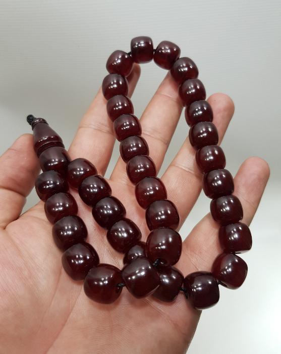 ANTİKA VİŞNE RENGİ KATALİN TESPİH 