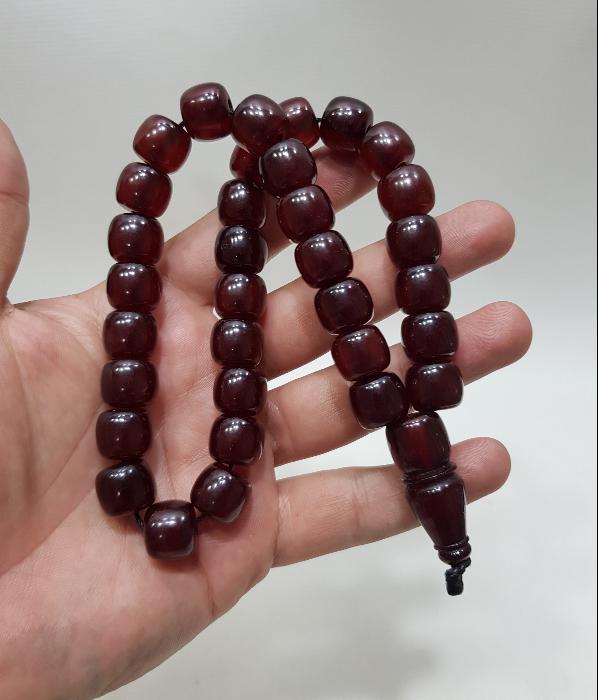 ANTİKA VİŞNE RENGİ KATALİN TESPİH 