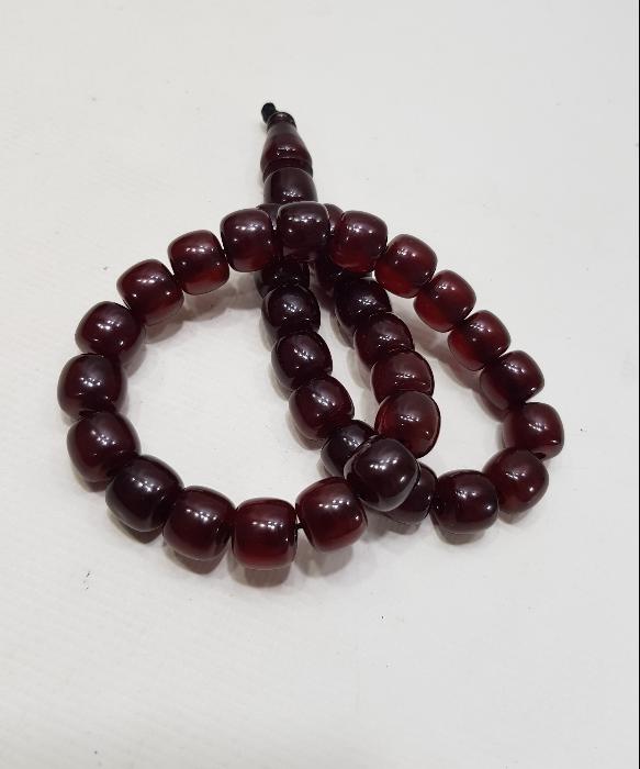 ANTİKA VİŞNE RENGİ KATALİN TESPİH 