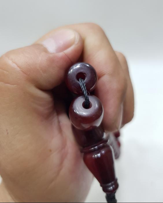 ANTİKA VİŞNE RENGİ KATALİN TESPİH 