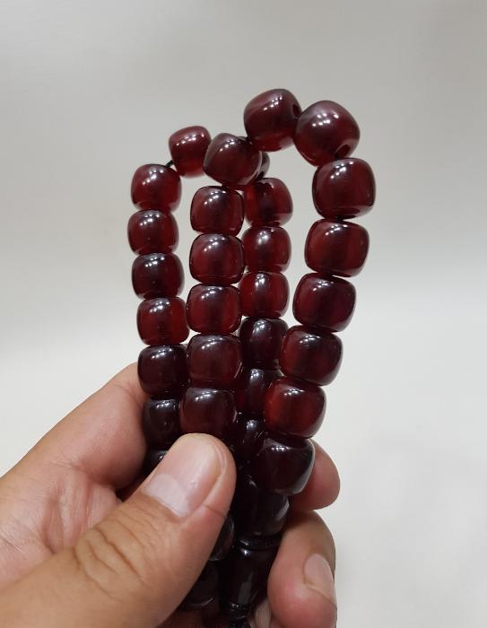 ANTİKA VİŞNE RENGİ KATALİN TESPİH 