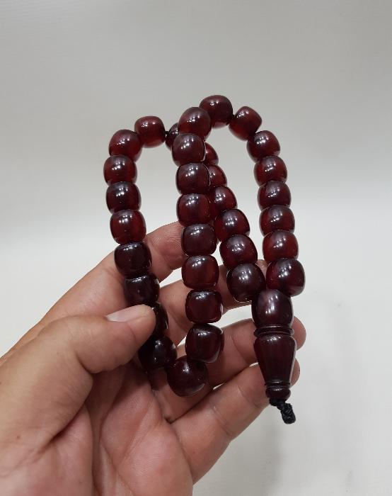 ANTİKA VİŞNE RENGİ KATALİN TESPİH 