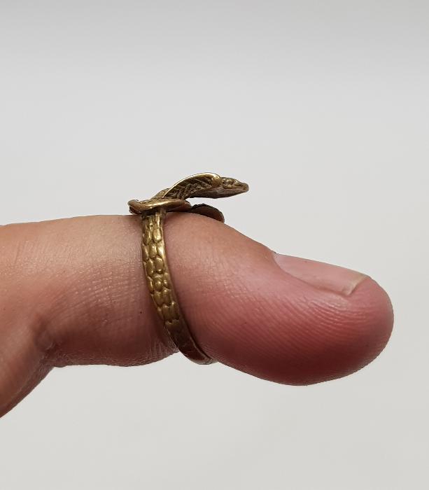 KOBRA YILANI FORMLU ANTİKA YÜZÜK