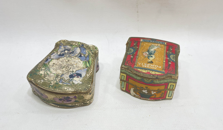 CUMHURİYET BAŞLARI  2 ADET NADİR PUDRA KUTUSU