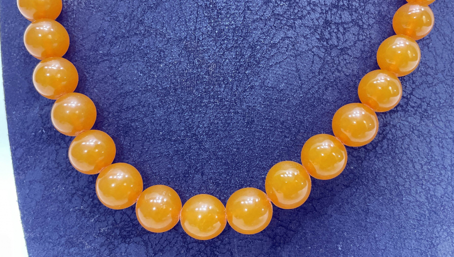 OSMANLI DÖNEMİ BÜYÜK HABBELİ SECCAR DAMLA KEHRİBAR GERDANLIK