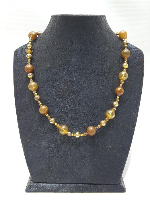 OSMANLI DÖNEMİ ÇOK NADİR ÜFLEME CAM GERDANLIK 