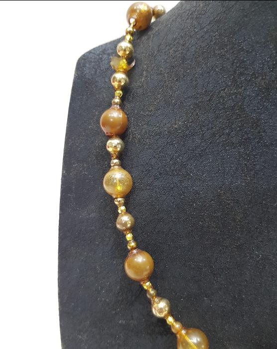 OSMANLI DÖNEMİ ÇOK NADİR ÜFLEME CAM GERDANLIK 