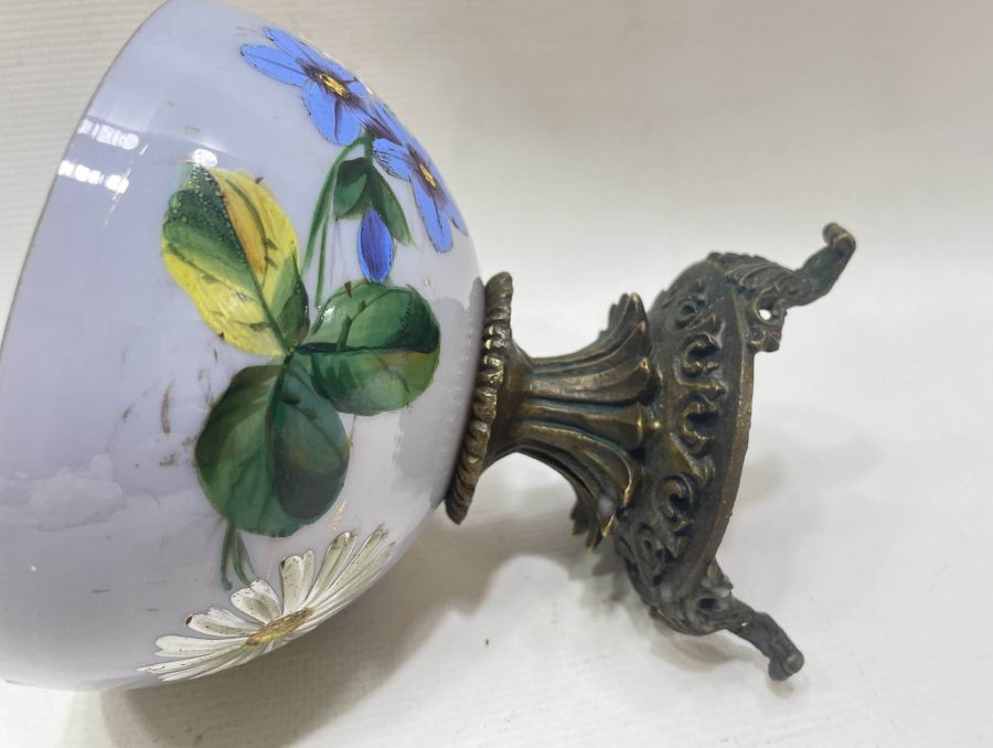 OSMANLI DÖNEMİ EL BOYAMA ÇOK NADİR KARANFİLLİK