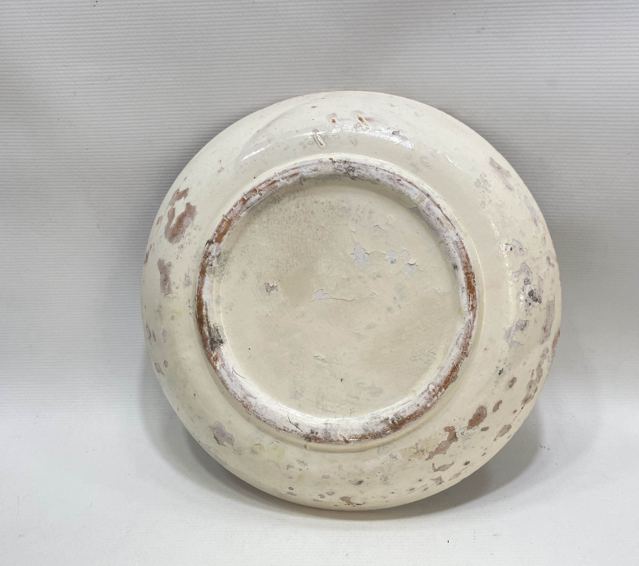 OSMANLI DÖNEMİ NADİR FORMDA KÜTAHYA DUVAR TABAĞI