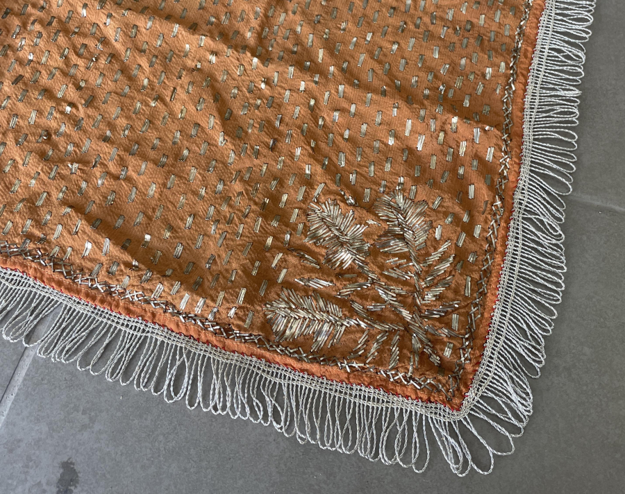 OSMANLI DÖNEMİ NADİR KOZAK TELLİSİ - KINA ÖRTÜSÜ