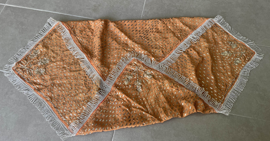 OSMANLI DÖNEMİ NADİR KOZAK TELLİSİ - KINA ÖRTÜSÜ