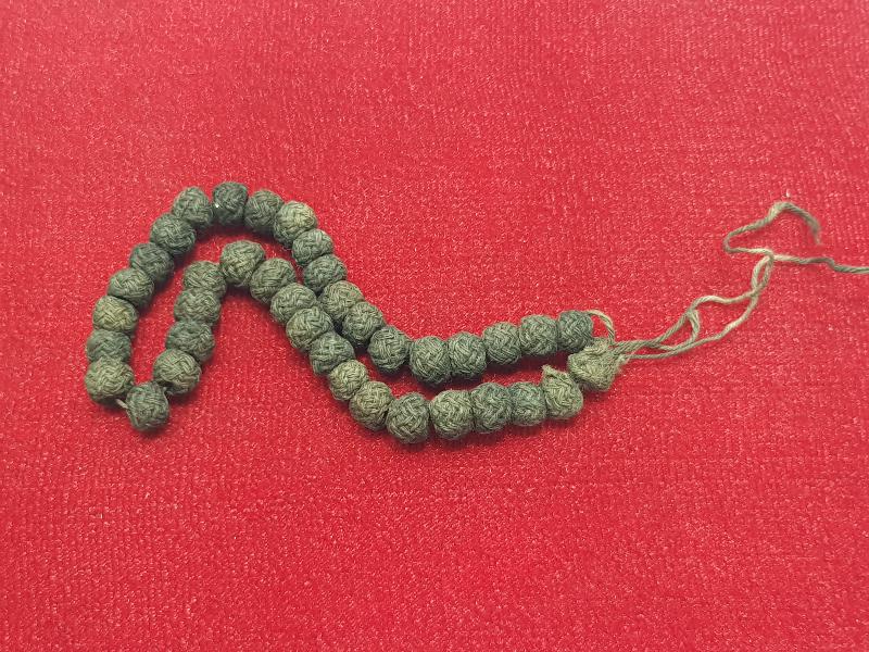 OSMANLI DÖNEMİ TEKKE İŞİ İP ÖRME ÇİLE TESPİHİ