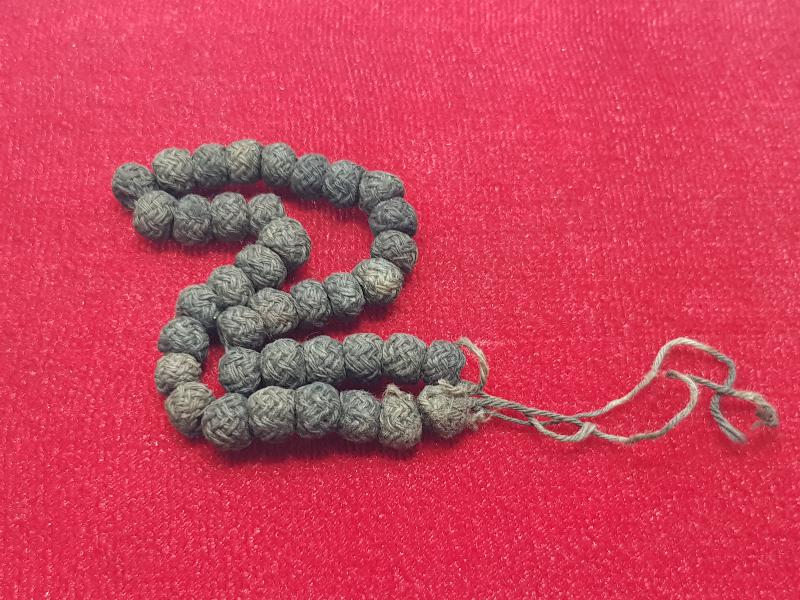 OSMANLI DÖNEMİ TEKKE İŞİ İP ÖRME ÇİLE TESPİHİ