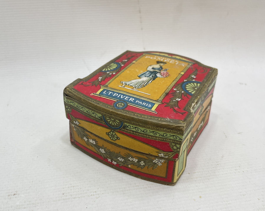 OSMANLI DÖNEMİ ÜZERİ OSMANLICA YAZILI ÇOK NADİR PUDRA KUTUSU