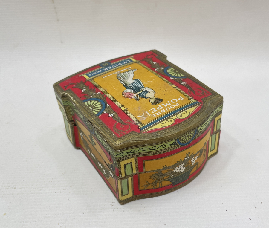 OSMANLI DÖNEMİ ÜZERİ OSMANLICA YAZILI ÇOK NADİR PUDRA KUTUSU