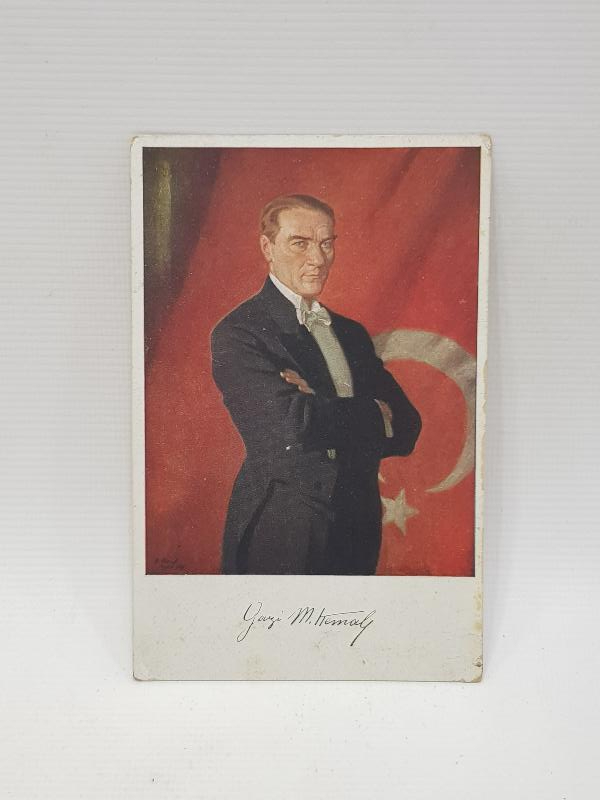 TÜRK TAYYARE CEMİYETİ MUSTAFA KEMAL ATATÜRK KARTPOSTALI