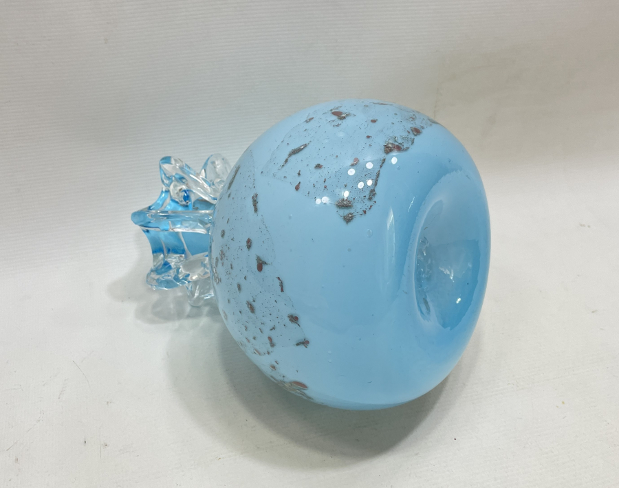 ÜFLEME CAMDAN MAMUL ÖZEL YAPIM ANTİKA VAZO