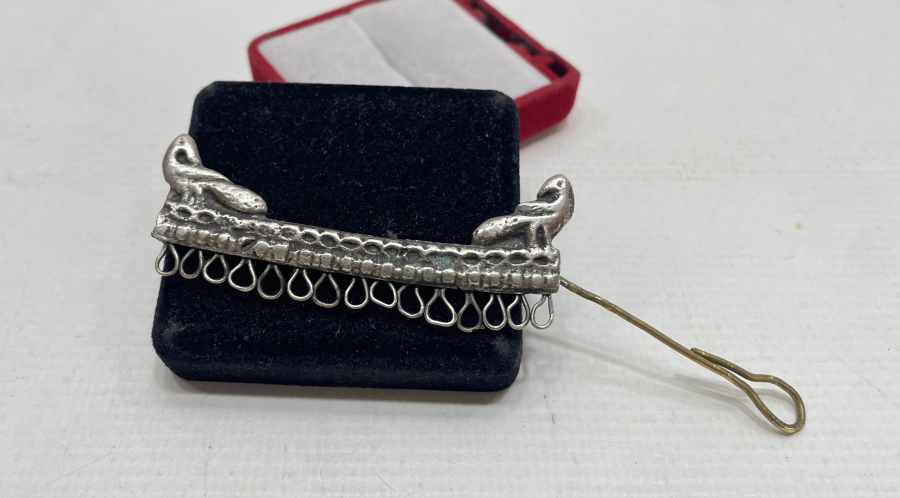 ÜZERİ KUŞLU ÇERKES İŞİ NADİR FORMDA TOKA