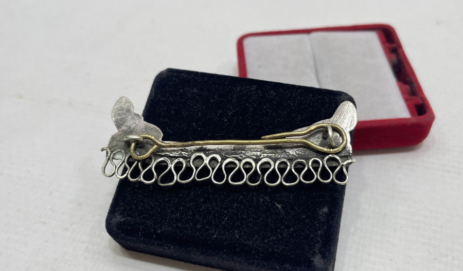 ÜZERİ KUŞLU ÇERKES İŞİ NADİR FORMDA TOKA