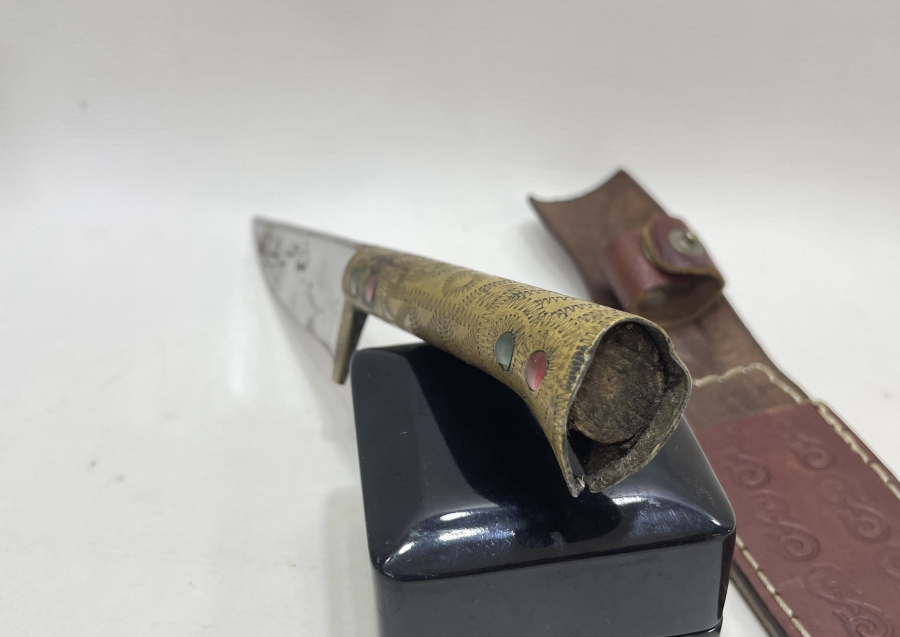 ÜZERİ OSMANLICA YAZILI AVCI BIÇAĞI