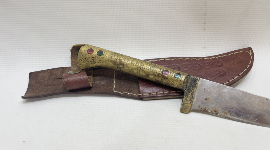 ÜZERİ OSMANLICA YAZILI AVCI BIÇAĞI