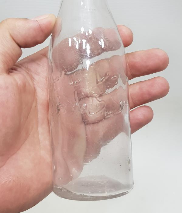 ÜZERİ OSMANLICA YAZILI İZMİR HİMAYEİ ETFAL CEMİYETİ SÜT DAMLASI ŞİŞESİ