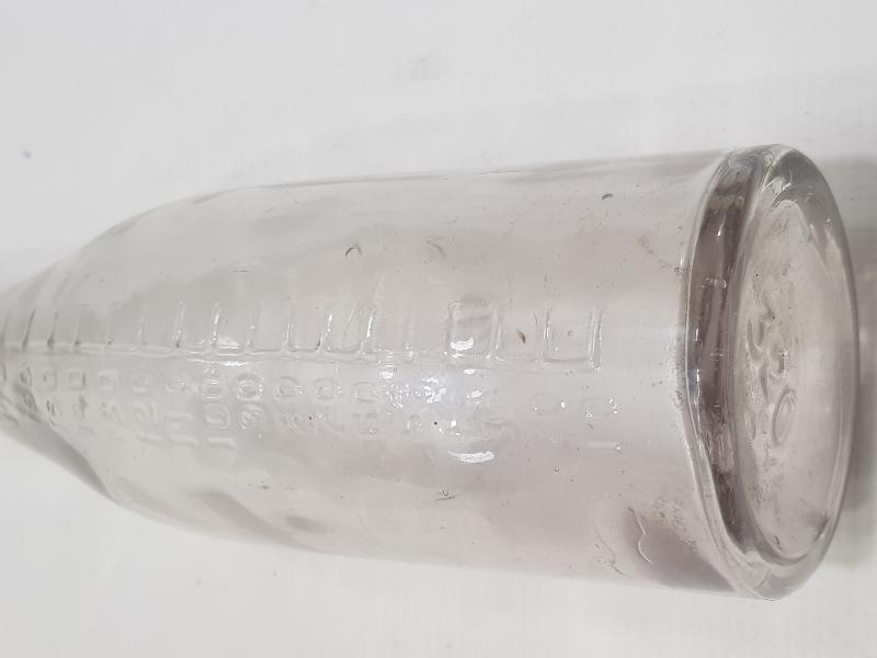 ÜZERİ OSMANLICA YAZILI İZMİR HİMAYEİ ETFAL CEMİYETİ SÜT DAMLASI ŞİŞESİ