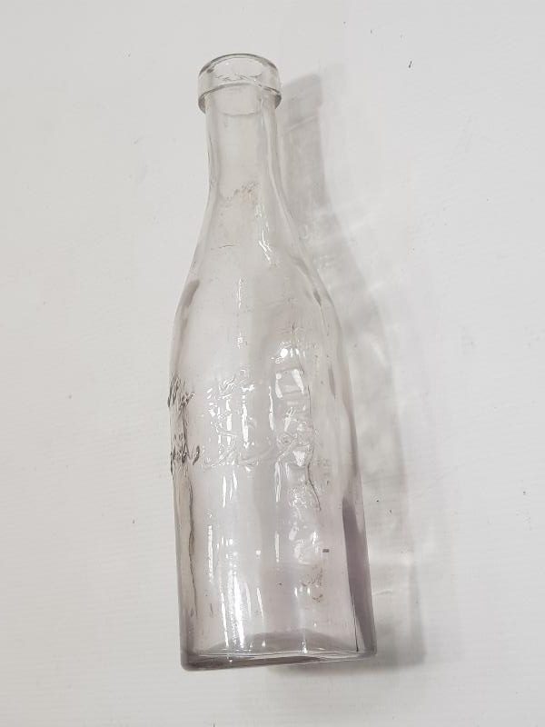 ÜZERİ OSMANLICA YAZILI İZMİR HİMAYEİ ETFAL CEMİYETİ SÜT DAMLASI ŞİŞESİ