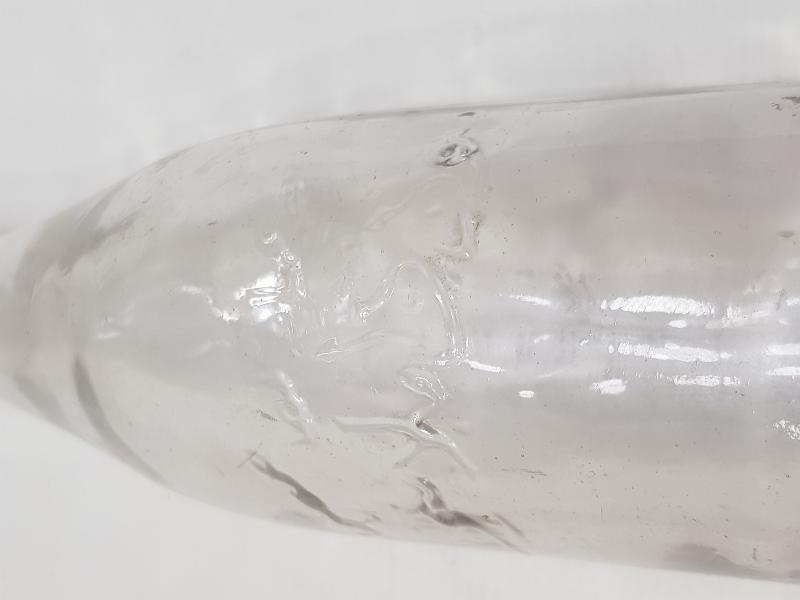 ÜZERİ OSMANLICA YAZILI İZMİR HİMAYEİ ETFAL CEMİYETİ SÜT DAMLASI ŞİŞESİ