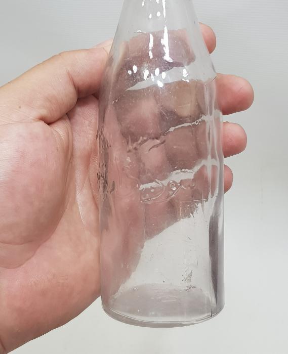 ÜZERİ OSMANLICA YAZILI İZMİR HİMAYEİ ETFAL CEMİYETİ SÜT DAMLASI ŞİŞESİ