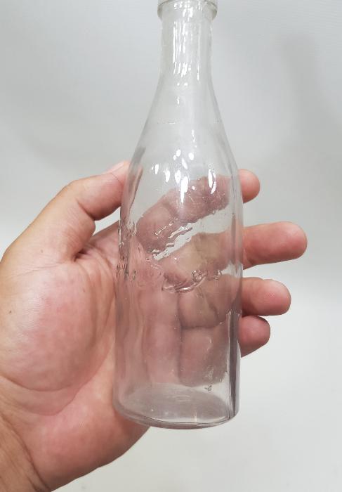 ÜZERİ OSMANLICA YAZILI İZMİR HİMAYEİ ETFAL CEMİYETİ SÜT DAMLASI ŞİŞESİ